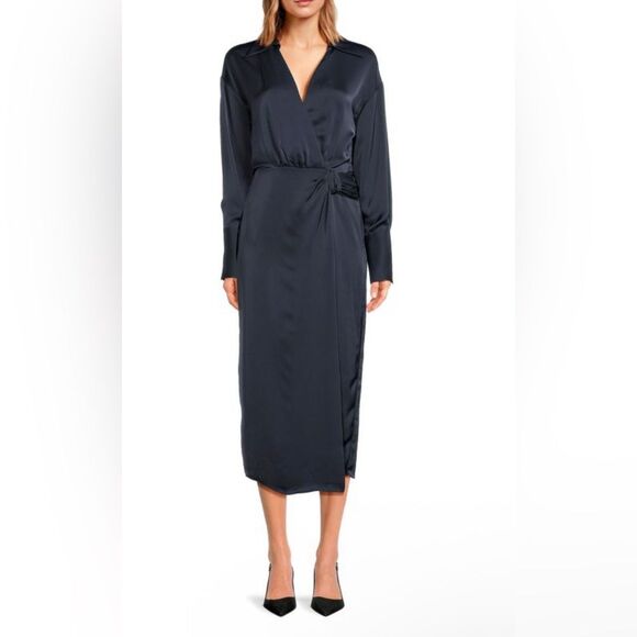 Ramy Brook NWT Black Aurora Long Sleeve Dress - Picture 1 of 3
